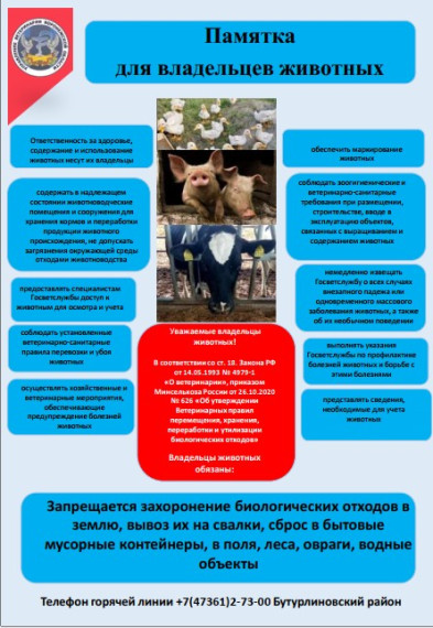 Памятка для владельцев животных. Памятка для владельцев животных.